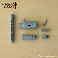 MechaNaka's Gunpla weapon - A miniature gatling gun. Parts.