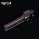 MechaNaka's Gunpla weapon - A miniature railgun.