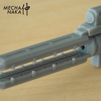MechaNaka's Gunpla weapon - A miniature railgun. Details.