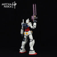 MechaNaka's Gunpla weapon - A miniature railgun.