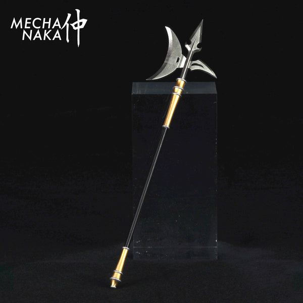 MechaNaka's Gunpla weapon - A miniature Chinese halberd. This polearm is also called a Fangtian Huaji or Houtengageki. This weapon was made famous by its wielder, Lu Bu, who was known to be the strongest warrior during the Three Kingdoms period of ancient China.
