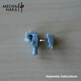 MechaNaka's Gunpla Detail Parts - Hands - MG (1/100) - assembly instructions.