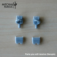 MechaNaka's Gunpla Detail Parts - Hands - MG (1/100) - parts you will receive sample.