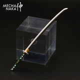 MechaNaka's Gunpla weapon - A miniature katana, a traditional Japanese single-edged sword.