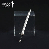 MechaNaka's Gunpla weapon - A miniature sword inspired by those used by knights in the Middle Ages.