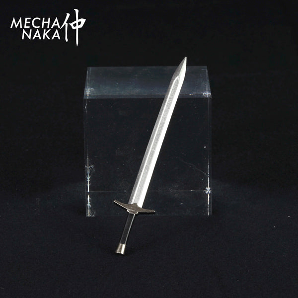 MechaNaka's Gunpla weapon - A miniature sword inspired by those used by knights in the Middle Ages.