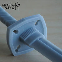 MechaNaka's Gunpla weapon - A miniature odachi.  An odachi is a large Japanese single-edged sword with a deep curvature, commonly used in the Nanboku-cho period of Feudal Japan. Details.