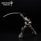 MechaNaka's Gunpla weapon - A miniature odachi.  An odachi is a large Japanese single-edged sword with a deep curvature, commonly used in the Nanboku-cho period of Feudal Japan.