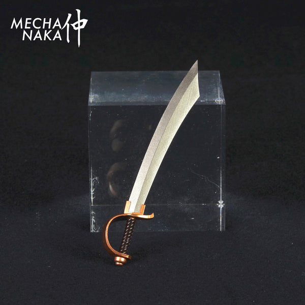 MechaNaka's Gunpla weapon - A miniature cutlass inspired by those used by pirates during the Age of Sail.