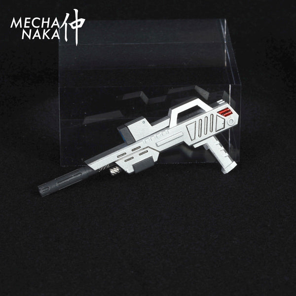 MechaNaka's Gunpla weapon - A miniature one-handed rifle.