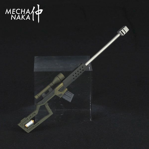 MechaNaka's Gunpla weapon - A miniature sniper rifle.